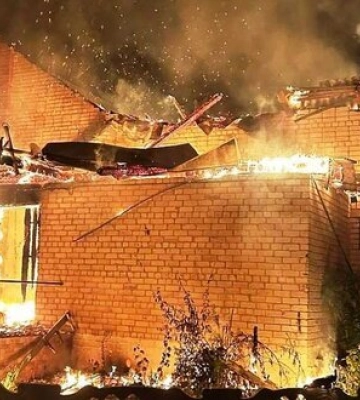 У Чернігівській області спалили церкву Московського патріархату
