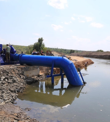 Заработала первая нитка водопровода, построенная после подрыва Каховской ГЭС