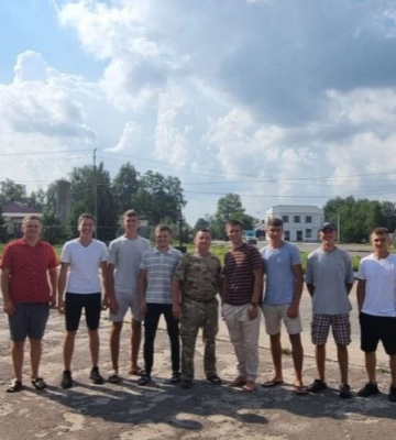 Ще одна бригада волонтерів з Волині поїхала відновлювати Благодатівку на Херсонщині
