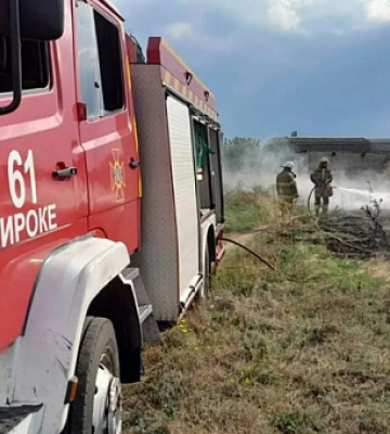 Пожарные Днепропетровщины погасили многочисленные пожары в экосистемах
