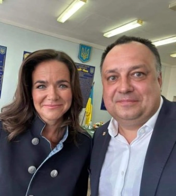 Володимир Чубірко зустрівся із президенткою Угорщини Каталін Новак під час ії візиту на Закарпаття
