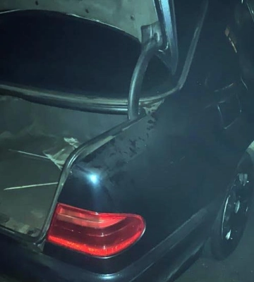 На Полтавщині вогнеборці гасили палаючий автомобіль