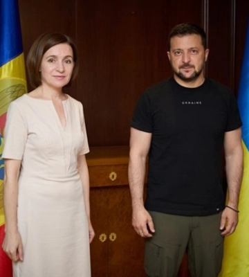 Зеленський і Санду обговорили шляхи експорту зерна