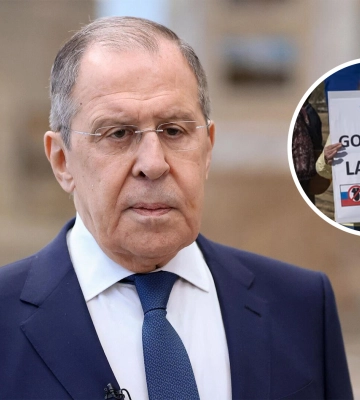 Поезжай домой Лавров: представителя России встретили с протестами на саммите БРИКС