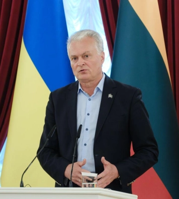 Президент Литвы прибыл в Украину на празднование Дня Независимости