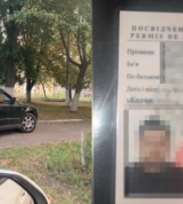 У Рівному патрульні зупинили водія з підробним посвідченням