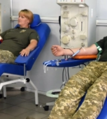 Прикордонники Волині здали крові для військових