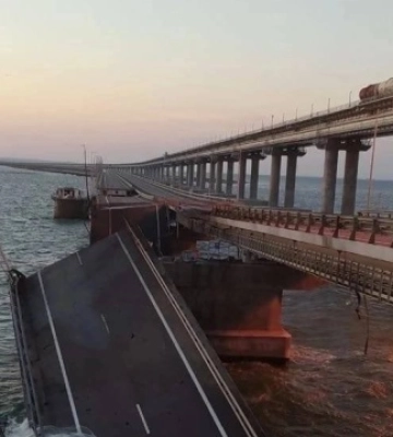 Як пошкоджені мости до Криму впливають на логістику РФ: звіт британської розвідки