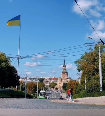 У Харкові відзначили день Державного прапора України 