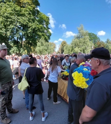 Полтава попрощалася із захисниками України Русланом Казаковим та Олександром Артеменком