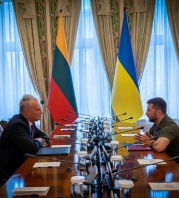 Зеленський провів переговори з президентом Литви