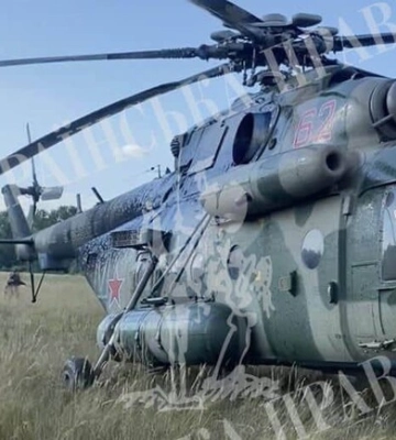 Российский вертолет Ми-8 с пилотом выманили и приземлили в Украине