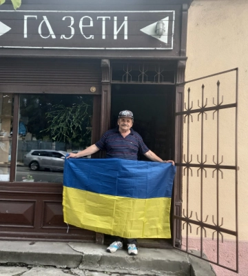 У Перечині вивісили багато прапорів з нагоди головних державних свят України