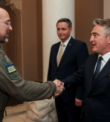 Цінуємо цей візит: Шмигаль подякував Боснії і Герцеговині за допомогу та підтримку України