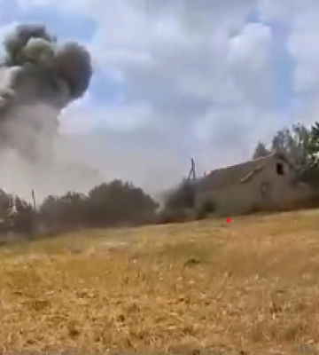 В Токмаке ВСУ попали в командный пункт россиян: видео