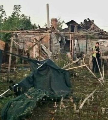 Армия РФ в течение дня дважды обстреляла из артиллерии Никополь, дроном-камикадзе атаковала Марганецкую громаду