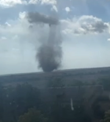 В Одесской области был замечен смерч, видео