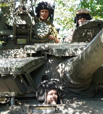 Карта бойових дій в Україні 25 серпня