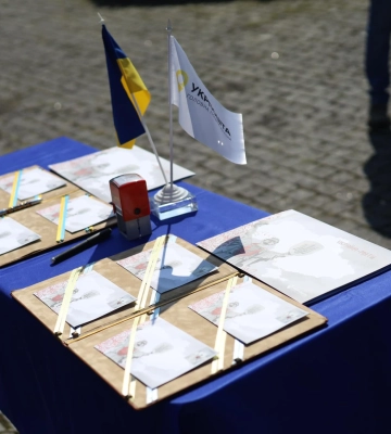 В Ужгороді погасили марку до Дня Незалежності України