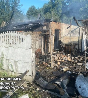 Через ворожі обстріли на Харківщині сталося три пожежі