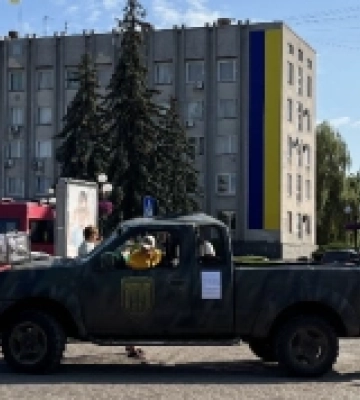 Як виглядав центр Ковеля під час Дня Незалежності 2023