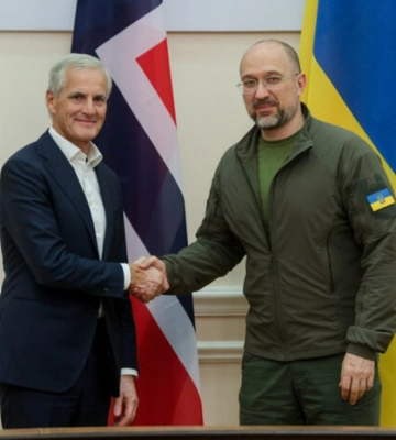 Шмигаль зустрівся з прем’єр-міністром Норвегії 