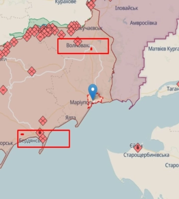 У Маріуполі фіксують активне переміщення окупантів у бік Бердянська та Розівки — Андрющенко