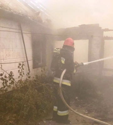 У Новоукраїнському районі горів житловий будинок