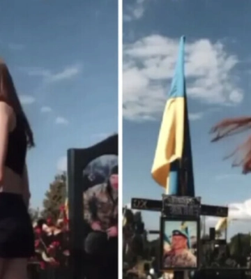 В Киеве задержали двух девушек, которые выложили в соцсети видео с танцами на кладбище возле могил военных