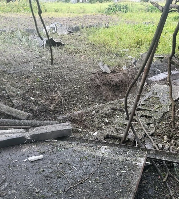 У Куп’янському районі Харківщини російський обстріл спричинив масштабну пожежу 