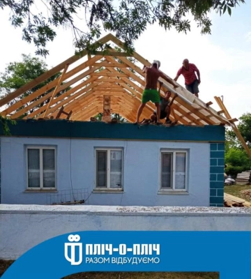 Фахівці з Кіровоградщини відновили близько пів сотні будинків у деокупованому селі на Херсонщині 