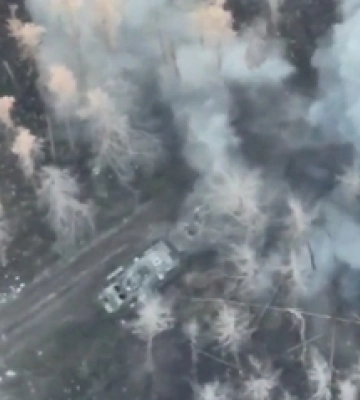 Волинські тероборонівці знищили відразу два ворожих БТР-82А (відео)