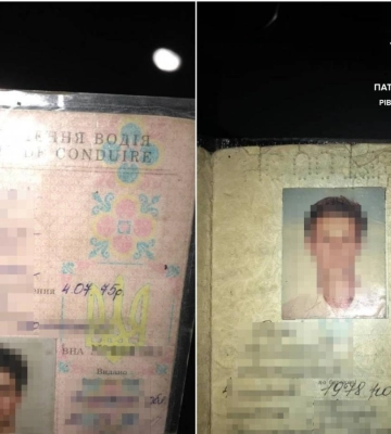 Патрульні Рівненщини виявили у кермаича, ймовірно, підроблені документи