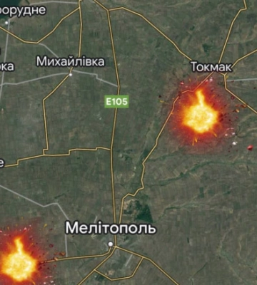 Под Мелитополем и Акимовкой прогремели взрывы, &quot;приветы&quot; были слышны в Токмаке - Федоров