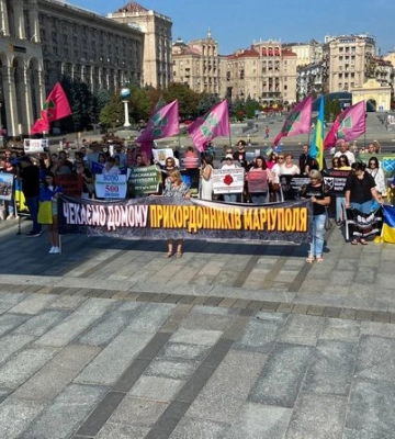 500 днів у полоні: у столиці відбулась акція на підтримку захисників Маріуполя