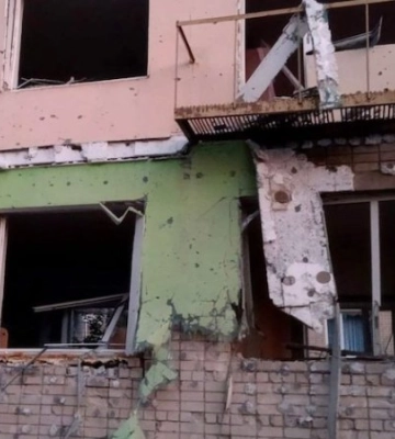 Уночі в Херсоні через російський обстріл горів навчальний заклад