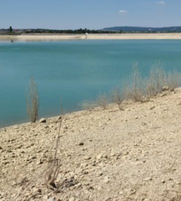 У Криму міліє Білогірське водосховище