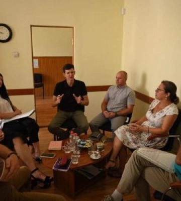 Сьогодні Петро Добромільський - заступник голови Закарпатської ОДА зустрівся з лікарем-психіатром