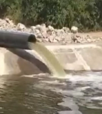 Вода для обеспечения жителей Кривого Рога начала поступать в Южкое водохранилище