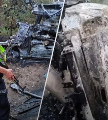 На Чернігівщині через підрив авто на міні загинули патрульний та його дружина: діти в лікарні. Фото