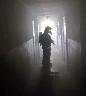 Горів балкон: у Кривому Розі з пожежі врятували немовля та 2 дорослих