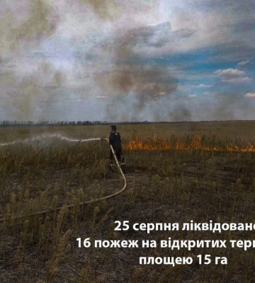 На території Миколаївської області надзвичайна пожежна небезпека