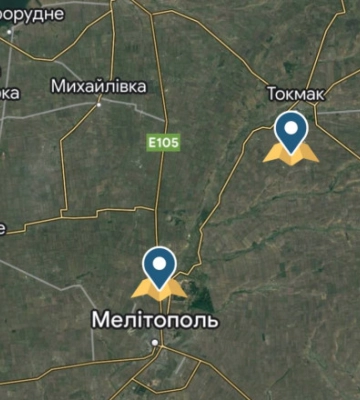 В окупованому Токмаку на Запоріжжі пролунала серія вибухів
