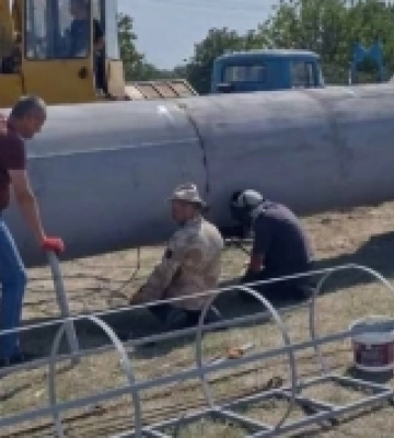 У Новій Кам&#039;янці поставили водонапірну башту