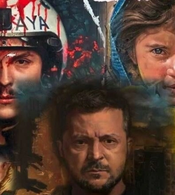 У Луцьку – художня виставка, на якій можна побачити портрети Зеленського та пілота KARAYA