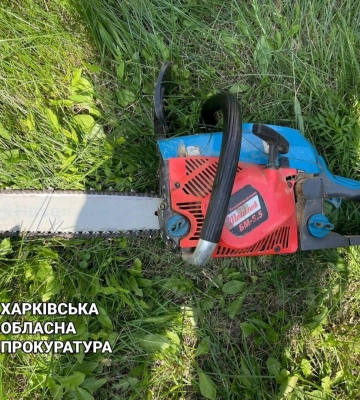Напилил деревьев на 120 тыс. грн: на Харьковщине поймали черного лесоруба