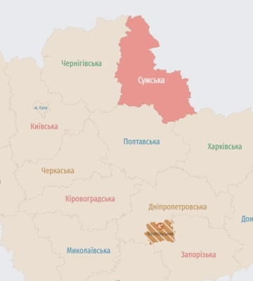 На Сумщині ракетна небезпека
