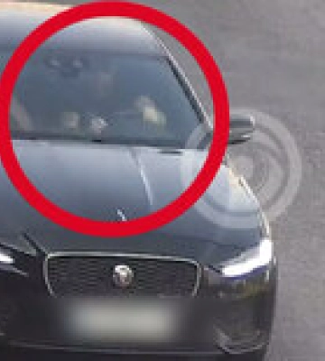 Стрельба в Днепре. Прокуратура: Вероятно, за рулем Jaguar была женщина. На видео мужчина
