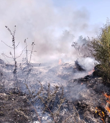 Росіяни обстріляли Куп’янщину: горіло сміття на полігоні 