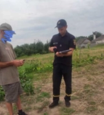 На Волині виявили палія сухої рослинності